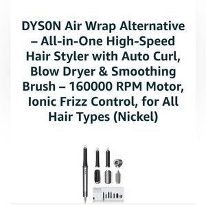 Dyson Alternative Multifunctional Styling Hair Dryer 6 in 1. Purchased on here